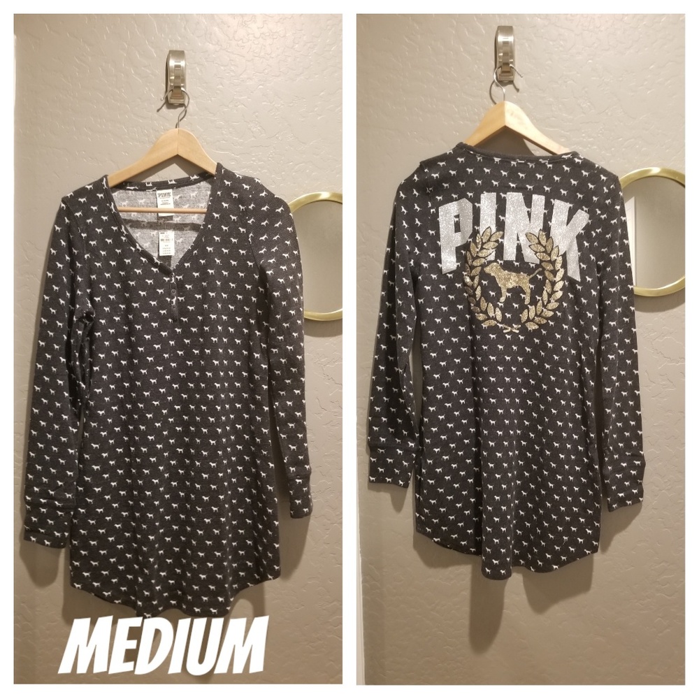 💎1LeftinL! NWT PINK Bling Sleep Dress*PriceFirm* - Picture 7 of 8